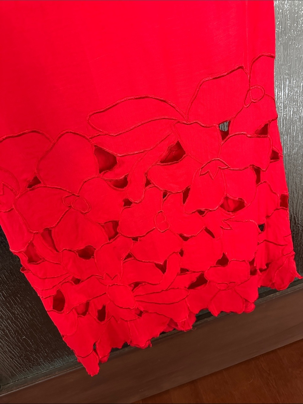 SACHIN & BABI Sabette Maxi Dress size 0 cherry cutout shirt dress. - Picture 9 of 17